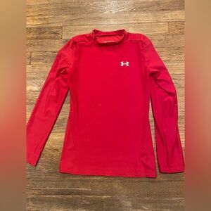 Under Armour HeatGear Fitted Red Shirt
